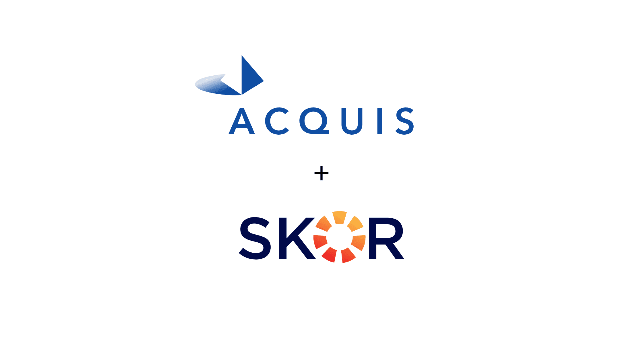 Acquis logo and SKOR logo